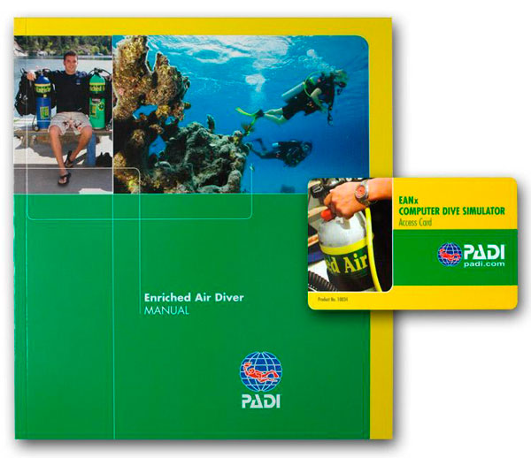 Brand New Padi Nitrox Crew Pack with Imperial tables 